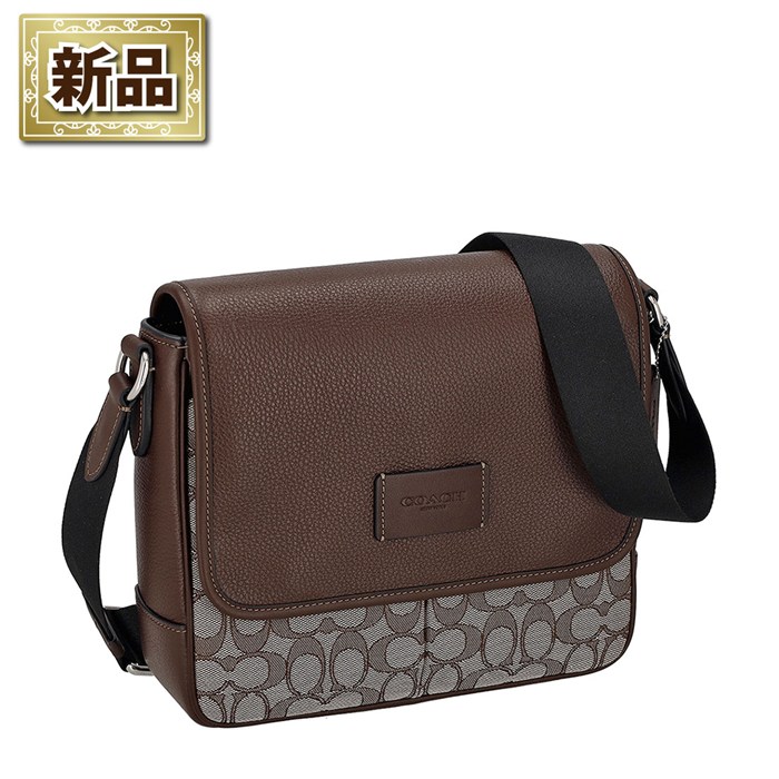 【新品】コーチ COACH ショルダーバッグ CE534 SVS8S 2025 SS オーク シグネチャージャカード メイプル ペブルレザー シルバー金具