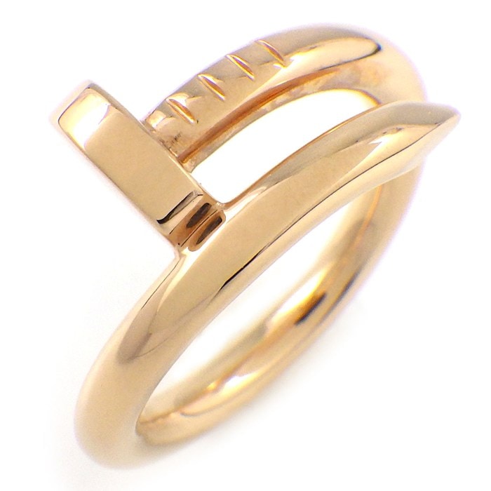 カルティエ Cartier リング ジュストアンクル クラシック B4092651 釘モチーフ K18PG 10号 / #51 【中古】