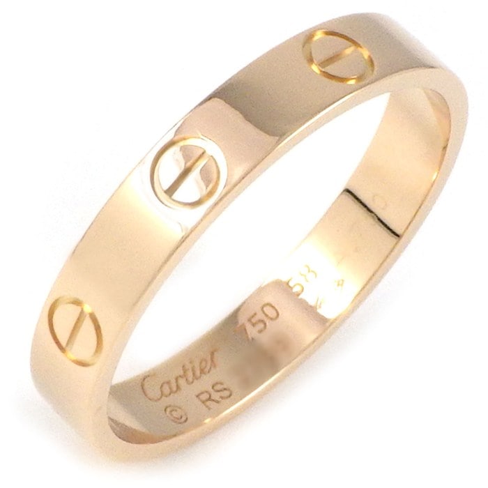 カルティエ Cartier リング ラブ スモールモデル SM B4085258 K18PG 17.5号 / #58 【中古】