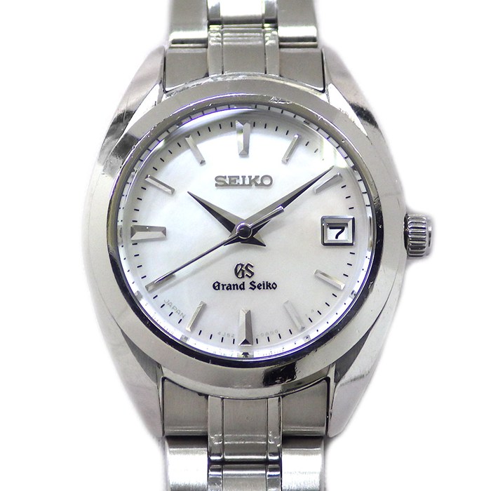 グランドセイコー Grand Seiko 腕時計 4J52-0AC0/STGF075 ホワイトシェル文字盤 デイト SS クオーツアナログ 【中古】