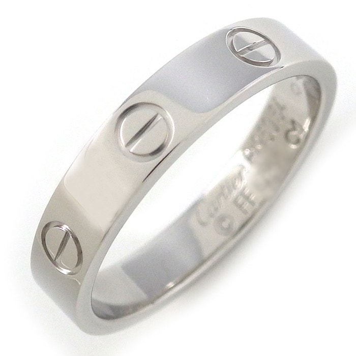 カルティエ Cartier リング ラブ スモールモデル SM B4085354 PT950 14号 / #54 【中古】