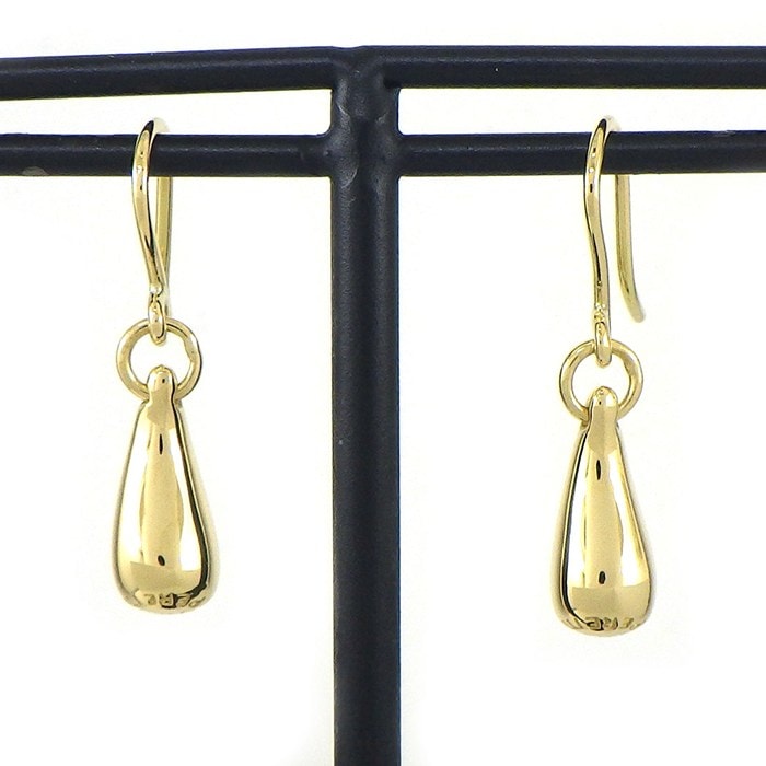 ティファニー Tiffany & Co. フックピアス ティアドロップ スウィング K18YG 【中古】