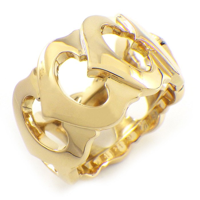  カルティエ Cartier リング Cドゥ カルティエ K18YG 10号 / #50 【中古】