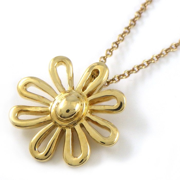 ティファニー Tiffany & Co. ネックレス デイジーフラワー K18YG 【中古】