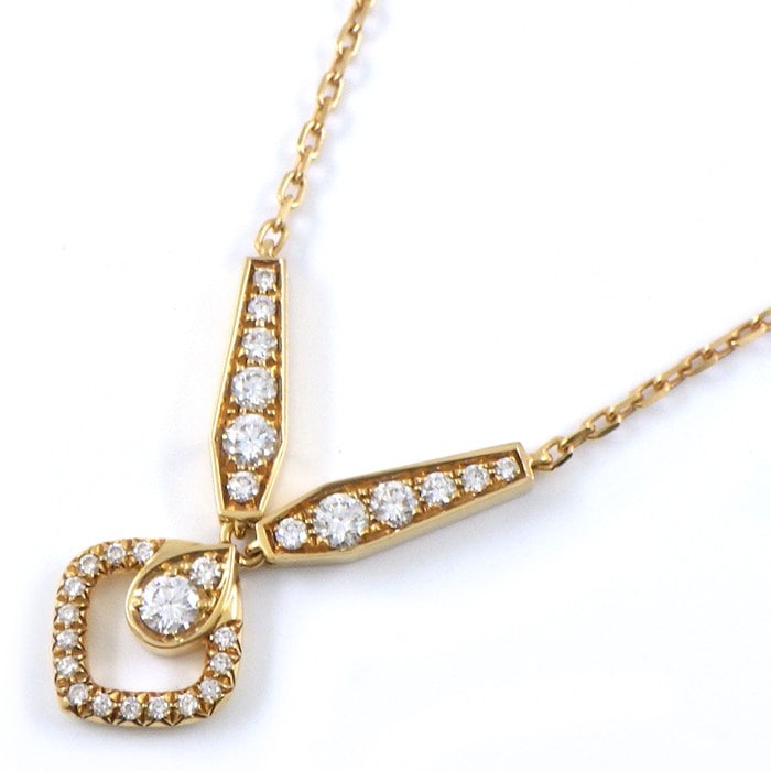 ショーメ Chaumet ネックレス ジョセフィーヌ ダイヤモンド K18PG 【中古】
