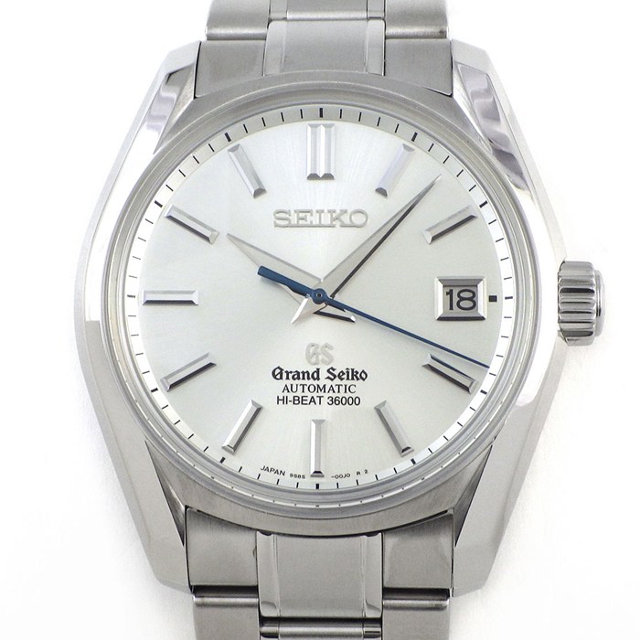 グランドセイコー Grand Seiko 腕時計 ヒストリカルコレクション SBGH037/9S85-00S0 55周年記念 1000本限定モデル メカニカルハイビート デイト サンレイ シルバー文字盤 SS 自動巻き 【中古】