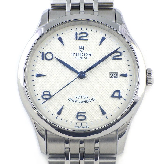 チューダー(チュードル) TUDOR 腕時計 1926 M91650-0005 デイト ブルーアクセント メッシュ オパライン文字盤 SS 自動巻き 【箱・保付き】 【中古】