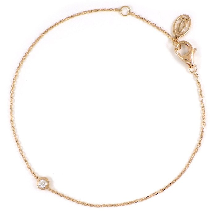 カルティエ Cartier ブレスレット ダムール XS ディアマン レジェ B6045617 ダイヤモンド 0.04ct K18PG 【中古】