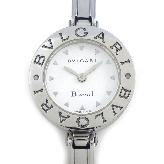 ブルガリ BVLGARI 腕時計 B-zero1 ビーゼロワン BZ22S ホワイト文字盤 SS クオーツアナログ 【箱・保付き】 【中古】
