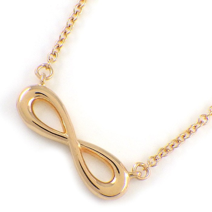 ティファニー Tiffany & Co. ネックレス インフィニティ K18PG 【中古】