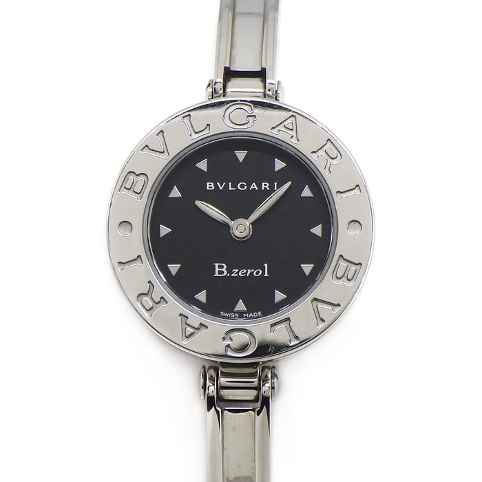 ブルガリ BVLGARI 腕時計 B.zero1 ビーゼロワン Sサイズ BZ22S/BZ22BSS ブラック文字盤 SS クオーツアナログ 【箱・保付き】 【中古】