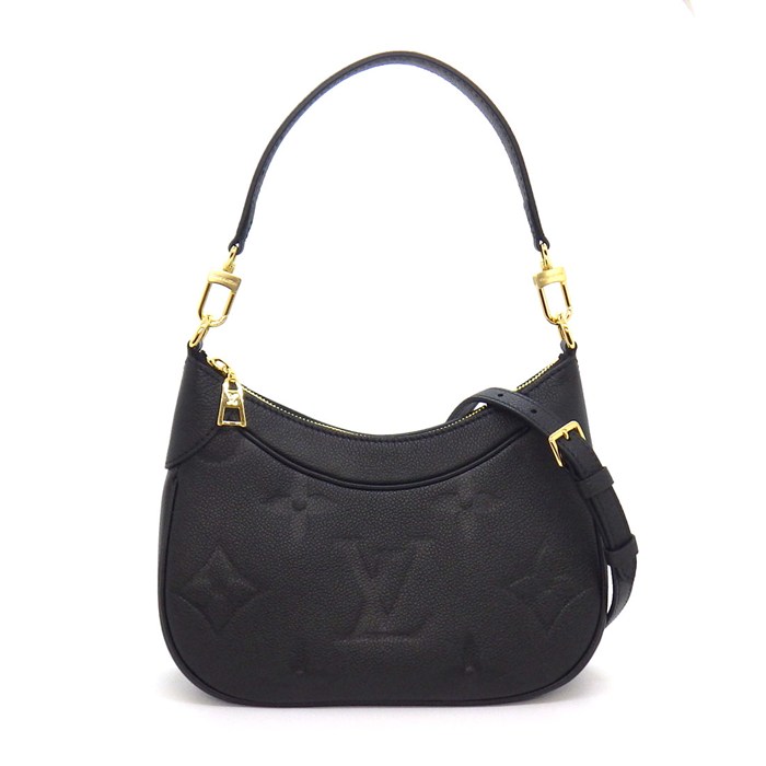 ルイ・ヴィトン LOUIS VUITTON ショルダーバッグ バガテル NM M46002 ブラック モノグラムアンプラントレザー ゴールド金具 【中古】
