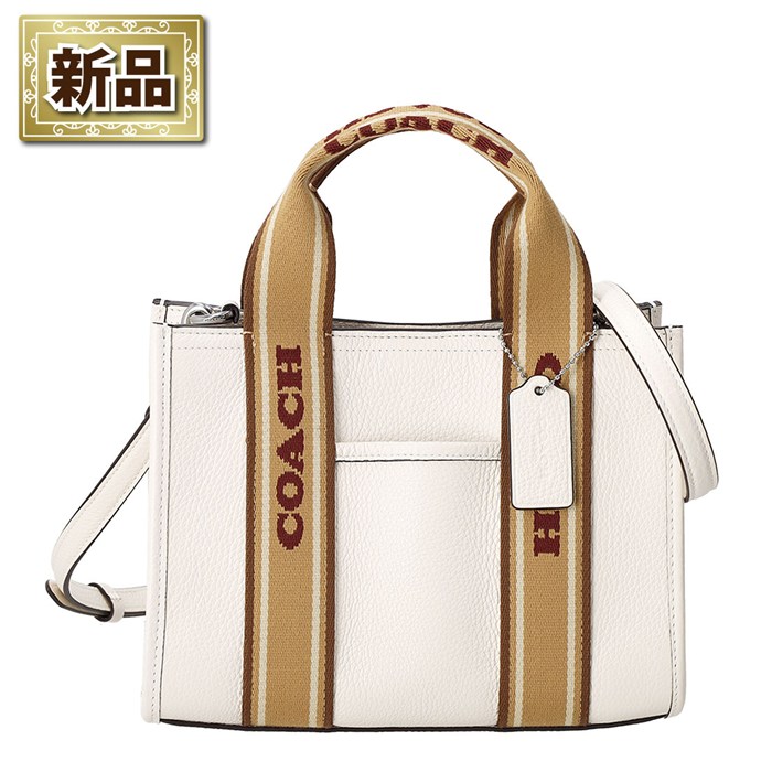 【新品】コーチ COACH トートバッグ スミス トートバッグ 24 CAR77 SVCAH 2026 SS チョークマルチ リファインド ペブルレザー シルバー金具