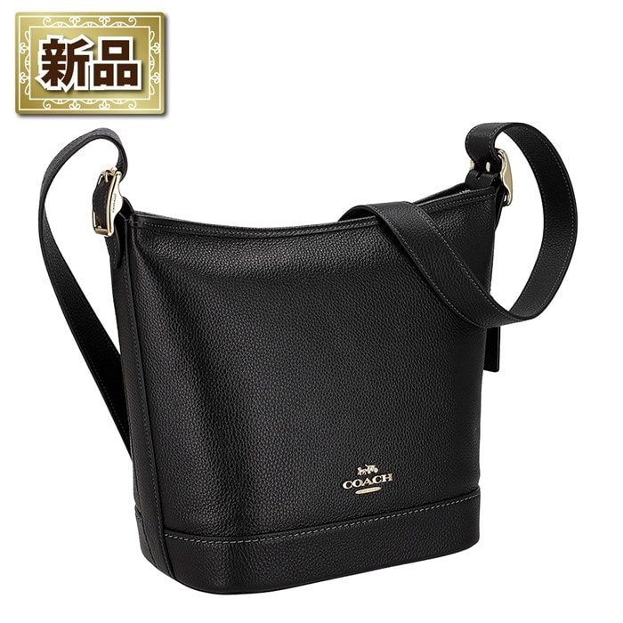 【新品】コーチ COACH ショルダーバッグ ジュード CBH18 IMBLK 2025 AW ブラック リファインド ペブルレザーゴールド金具