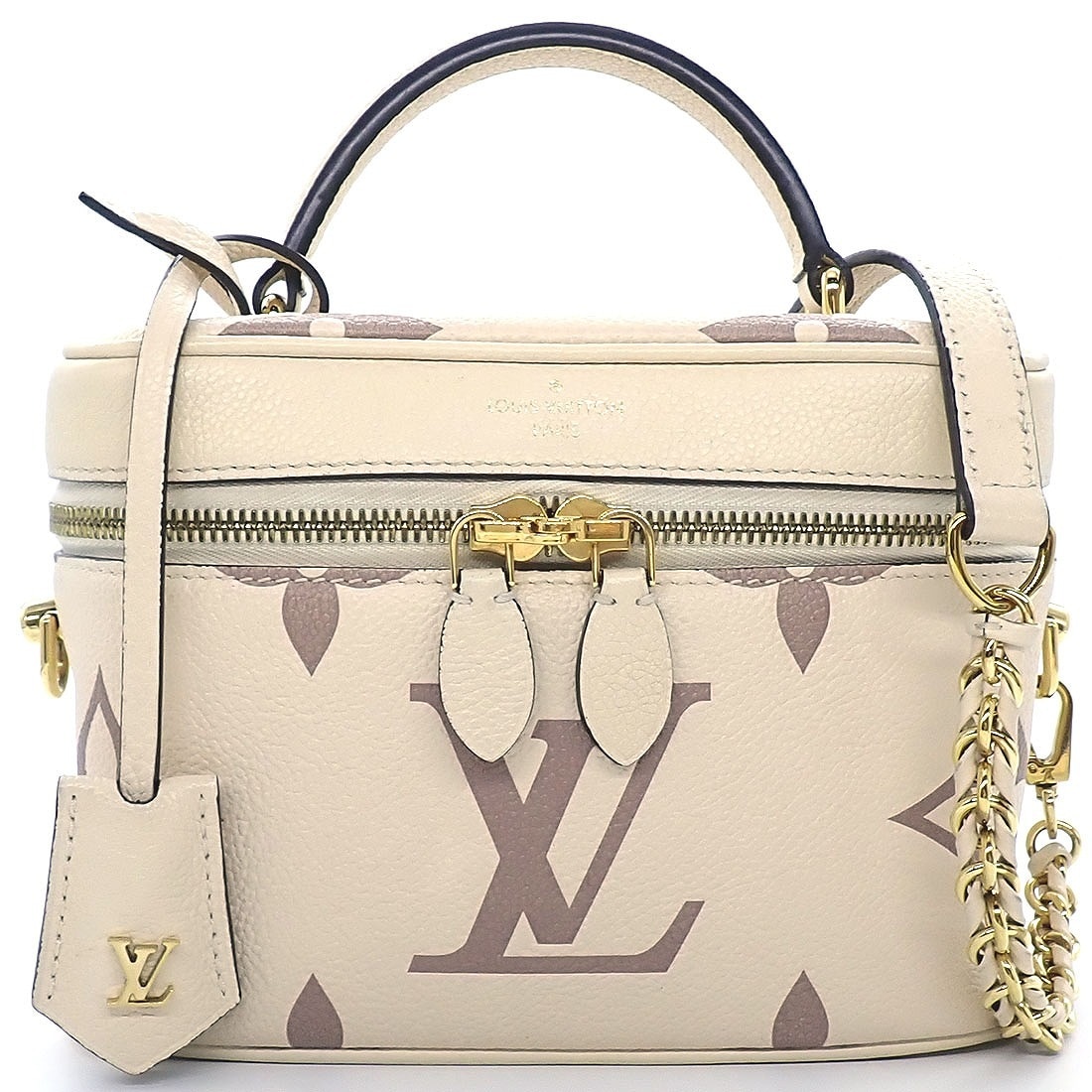 ルイ・ヴィトン LOUIS VUITTON ショルダーバッグ ヴァニティ PM M45599 クレーム ボワドローズ モノグラムアンプラントレザー 【中古】