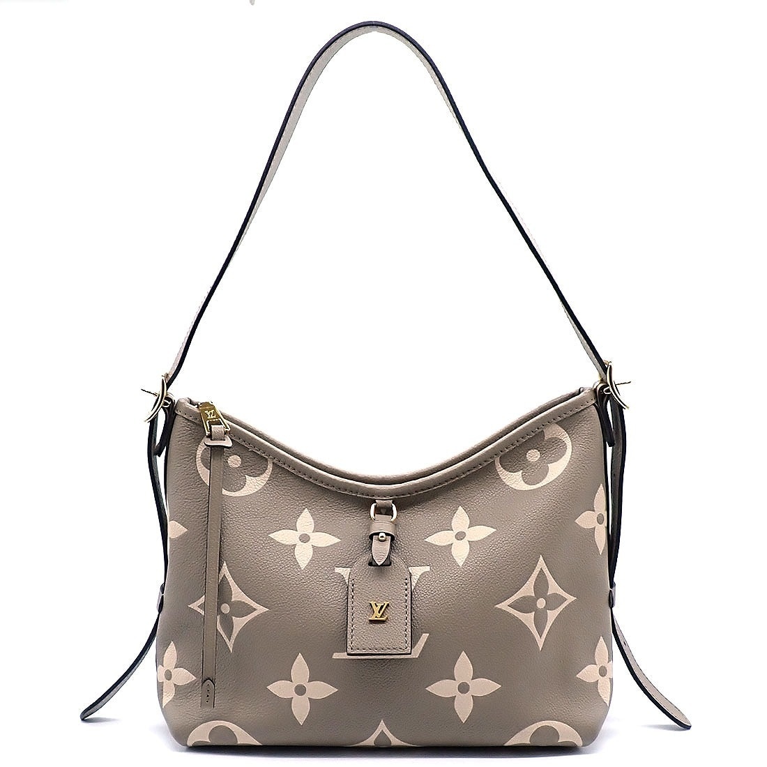 ルイ・ヴィトン LOUIS VUITTON バッグ キャリーオール ジップ NM PM M47180 トゥルトレールベージュ モノグラムアンプラント 【中古】