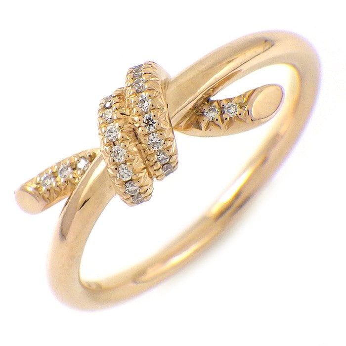 ティファニー Tiffany & Co. リング ノット 69526411 ダイヤモンド 計