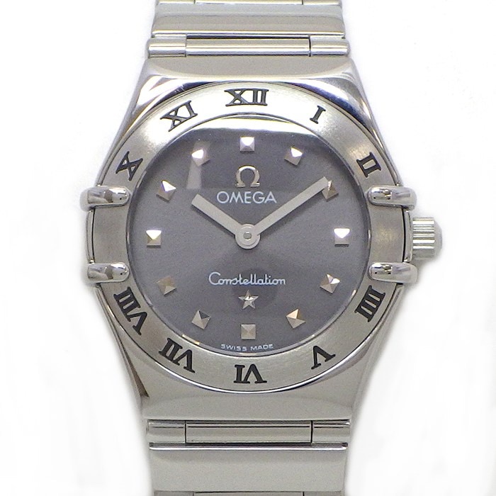 オメガ OMEGA 腕時計 コンステレーション ミニ マイチョイス 1561.51 グレー文字盤 SS クオーツアナログ 【中古】