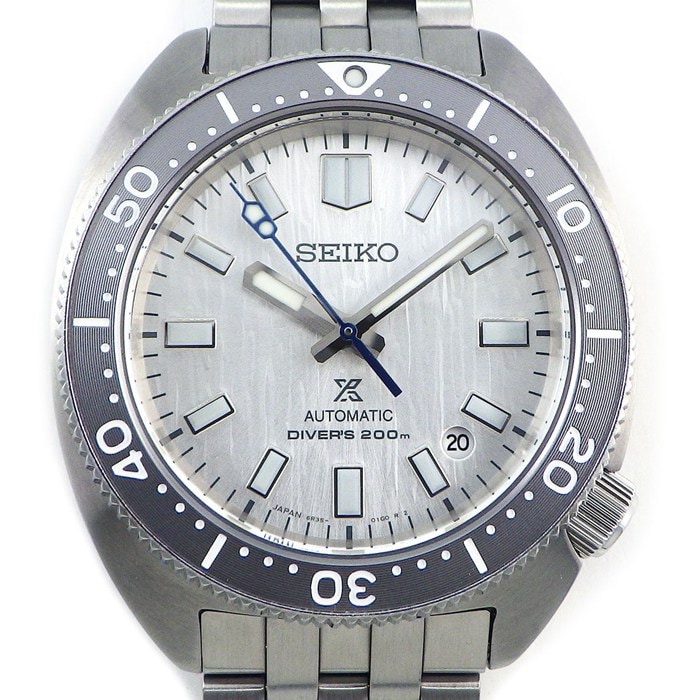 セイコー SEIKO 腕時計 プロスペックス ダイバースキューバ SBDC187/6R35-02H0 110周年記念 5000本限定モデル (うち国内800本） シルバー文字盤 デイト 回転ベゼル SS 自動巻き 【中古】