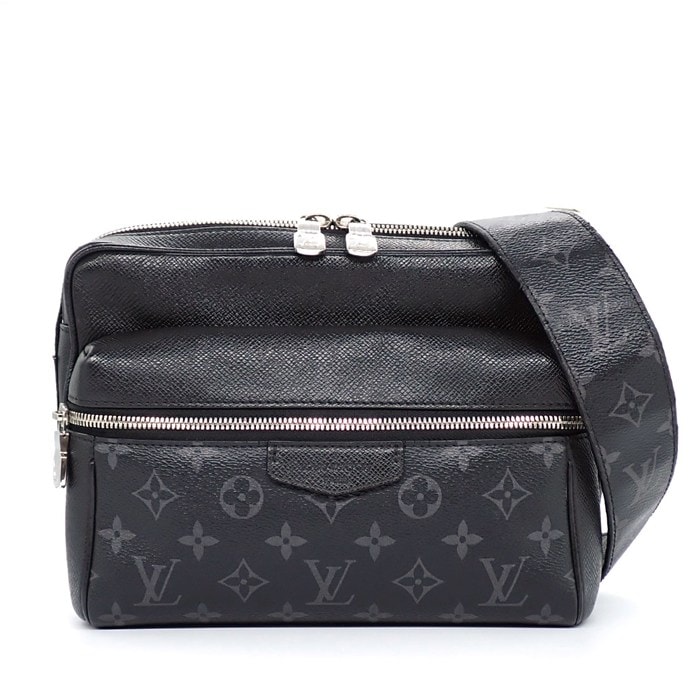 ルイ・ヴィトン LOUIS VUITTON バッグ アウトドア メッセンジャー PM M30233 タイガラマ ノワール モノグラム エクリプス レザー 【中古】