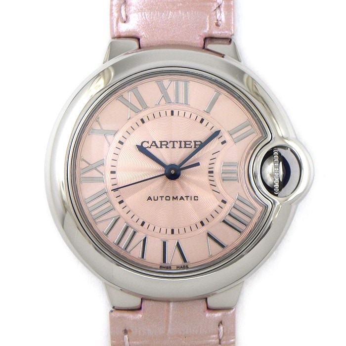 カルティエ Cartier 腕時計 バロンブルー WSBB0002 ギョーシェ ピンク