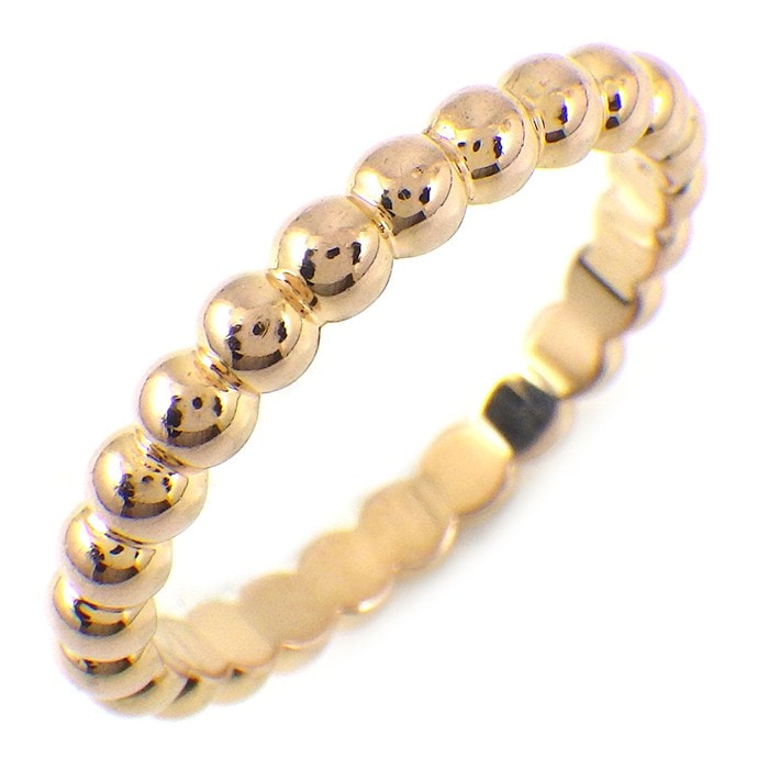 ヴァンクリーフ＆アーペル Van Cleef & Arpels リング ペルレ ゴールドパール ミディアム VCARN9PB00 K18PG 13.5号 / #54 【中古】