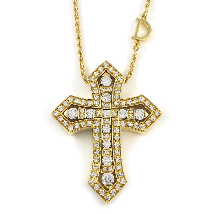 K18YG ハート ダイヤモンド ネックレス 0.052CT ケイウノ ティアム