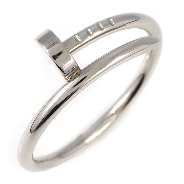 カルティエ Cartier リング ジュストアンクル スモールモデル SM B4226058 釘モチーフ K18WG 17号 / #58 【中古】
