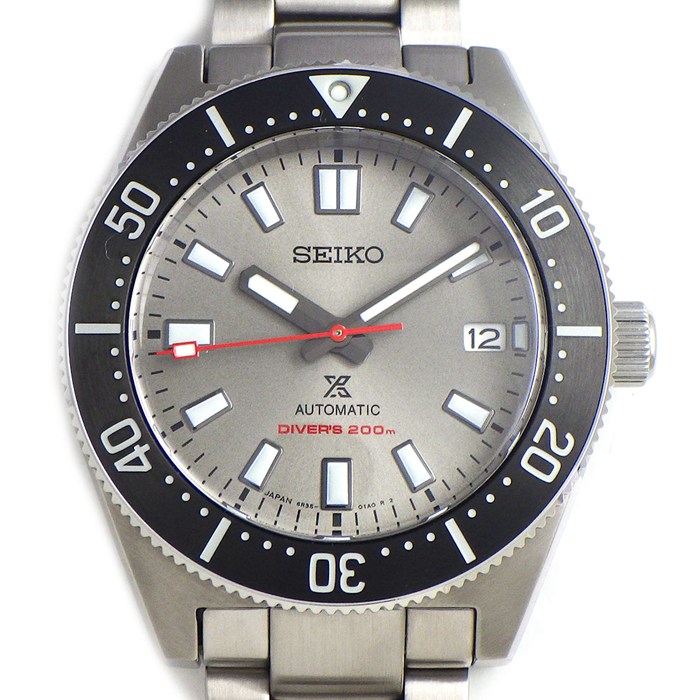 セイコー SEIKO 腕時計 プロスペックス SBDC191/6R35-02W0 大谷翔平 2023 1700本限定モデル グレー文字盤 デイト 夜光針/インデックス 回転ベゼル SS 自動巻き 【箱・保付き】 【中古】