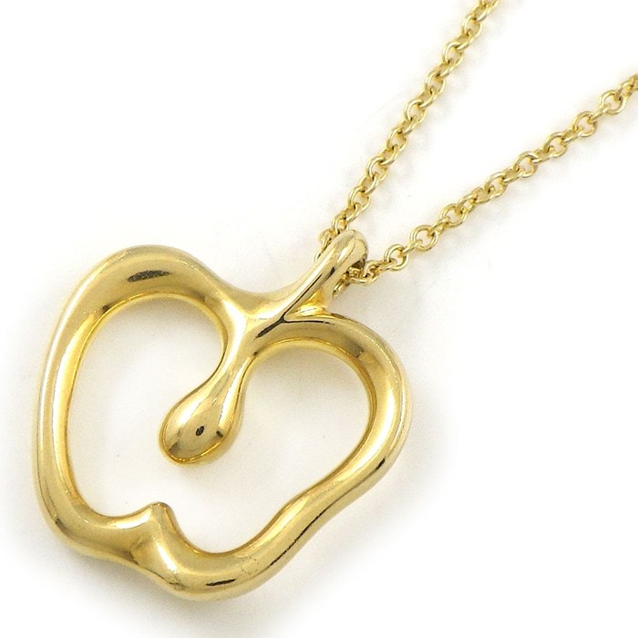 ティファニー Tiffany & Co. ネックレス アップル スモール K18YG 【中古】