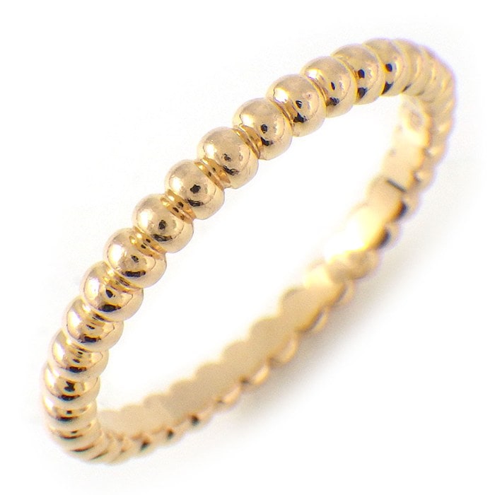 ヴァンクリーフ＆アーペル Van Cleef & Arpels リング ペルレ ゴールドパール スモール VCARPJMF51 K18PG 10.5号 / #51 【箱・保付き】 【中古】