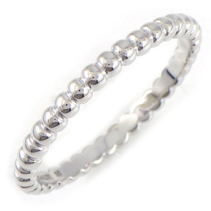  ヴァンクリーフ＆アーペル Van Cleef & Arpels リング ペルレ ゴールドパール スモール VCARN31755 K18WG 14.5号 / #55 【中古】