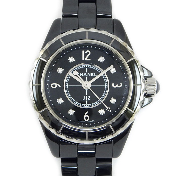 シャネル CHANEL 腕時計 J12 H2569 8ポイント ダイヤインデックス