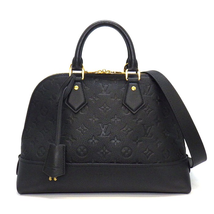 ルイ・ヴィトン LOUIS VUITTON ハンドバッグ ネオアルマ M44832 2020年 ノワール パープル モノグラムアンプラントレザー 【中古】