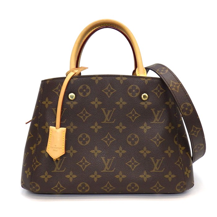 ルイ・ヴィトン LOUIS VUITTON ハンドバッグ/ショルダーバッグ モンテーニュ BB M41055 モノグラムキャンバス ゴールド金具 【中古】