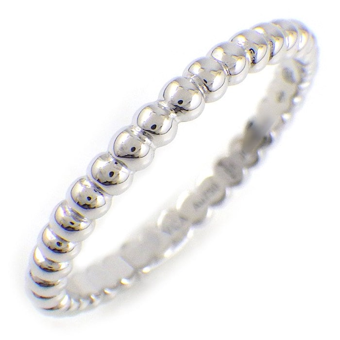  ヴァンクリーフ＆アーペル Van Cleef & Arpels リング ペルレ ゴールドパール スモール VCARPJME00 K18WG 10.5号 / #51 【中古】