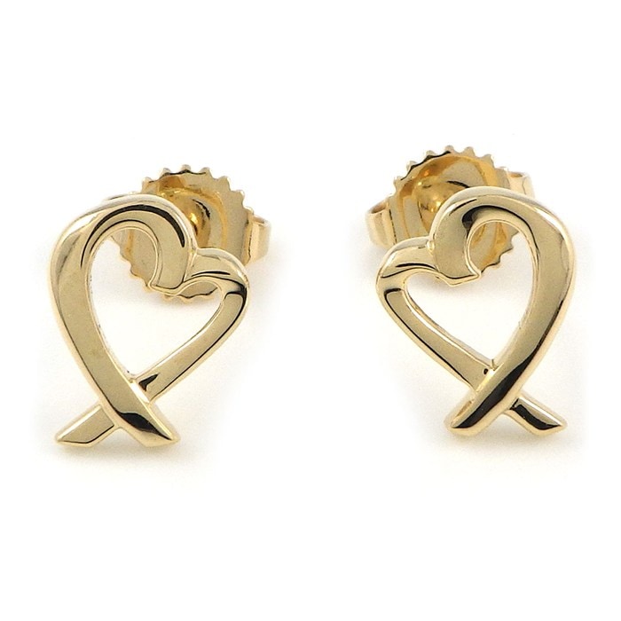 ティファニー Tiffany & Co. ピアス ラヴィング ラビング ハート 60021164 K18YG 【中古】