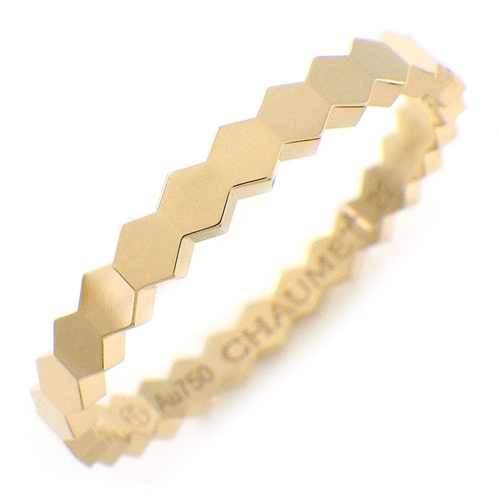  ショーメ Chaumet リング ビー マイ ラブ ハニカム 081885 K18YG 13.5号 / #54 【箱・保付き】 【中古】