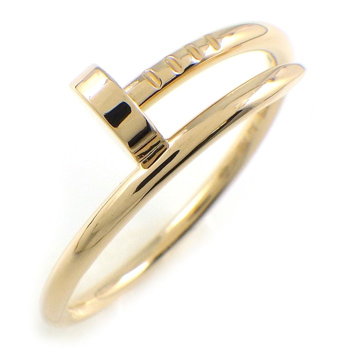 カルティエ Cartier リング ジュストアンクル SM B4225960 釘モチーフ K18YG 20号 / #60 【中古】