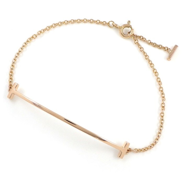 ティファニー Tiffany & Co. ブレスレット Tスマイル 60150767 K18PG / #M 【中古】