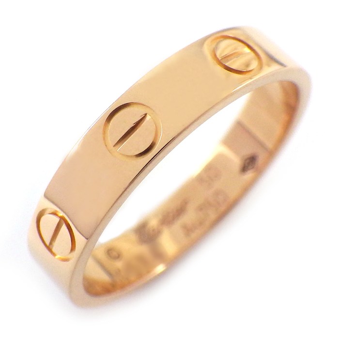 カルティエ Cartier リング ラブ スモールモデル SM B4085250 K18PG 10号 / #50 【中古】