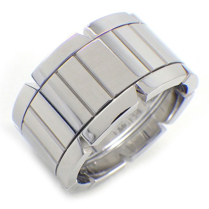 カルティエ Cartier リング タンクフランセーズ K18WG 14.5号 / #55 【中古】