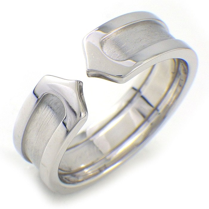 カルティエ Cartier リング C2 2C K18WG 19号 / #59 【中古】