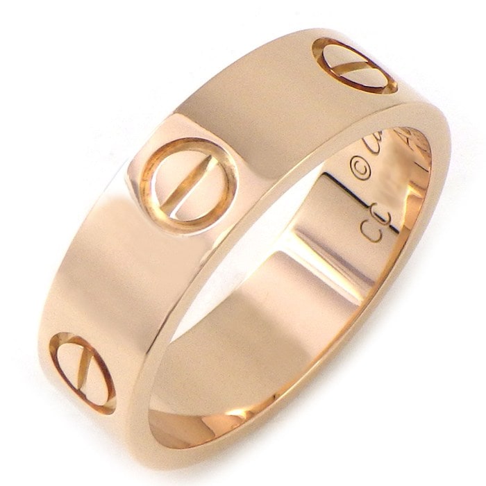 カルティエ Cartier リング ラブ クラシックモデル MM B4084853 K18PG 12.5号 / #53 【中古】