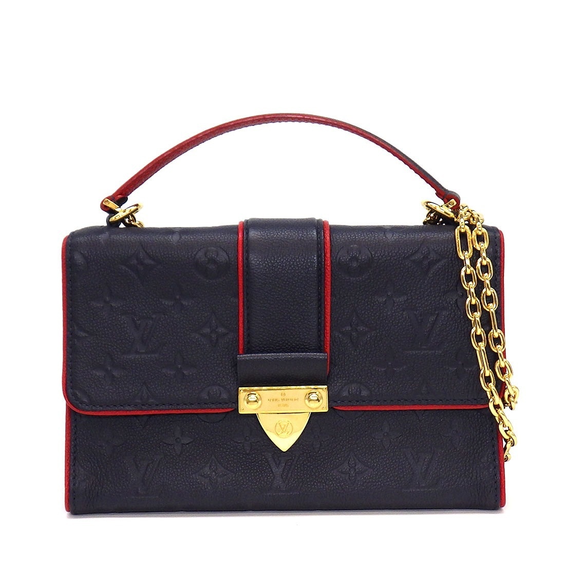 ルイ・ヴィトン LOUIS VUITTON ショルダーバッグ サンシュルピス PM  M43394 2017年 マリーヌルージュ モノグラムアンプラント 【中古】