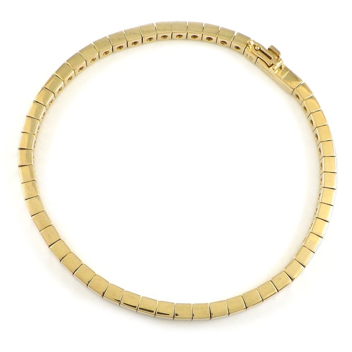  カルティエ Cartier ブレスレット ラニエール ロゴ K18YG / #15 【中古】