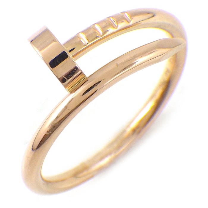 カルティエ Cartier リング ジュストアンクル B4225850 釘モチーフ K18PG 10号 / #50 【中古】
