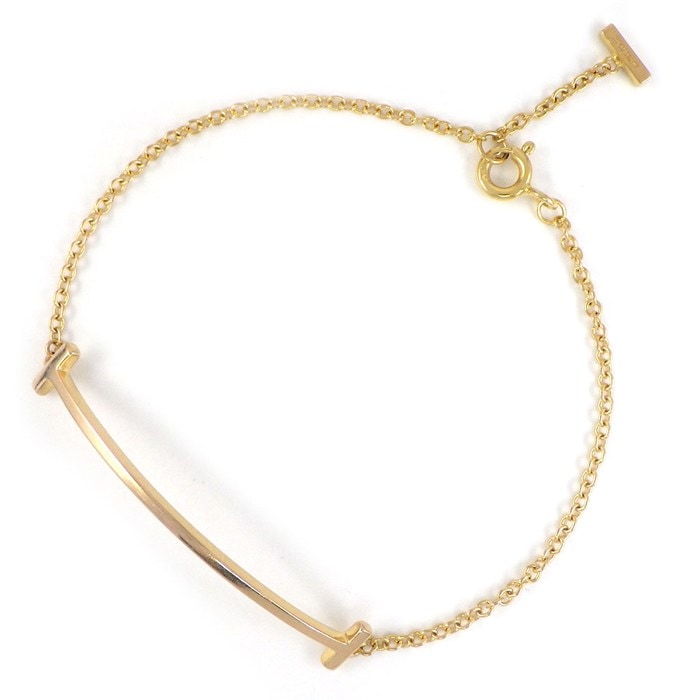 ティファニー Tiffany & Co. ブレスレット Tスマイル 60150768 K18PG / #S 【中古】