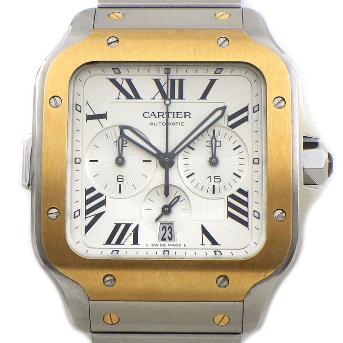 ブルガリ BVLGARI 腕時計 オクト BGO41S/BGO41WSLD デイト 裏スケ