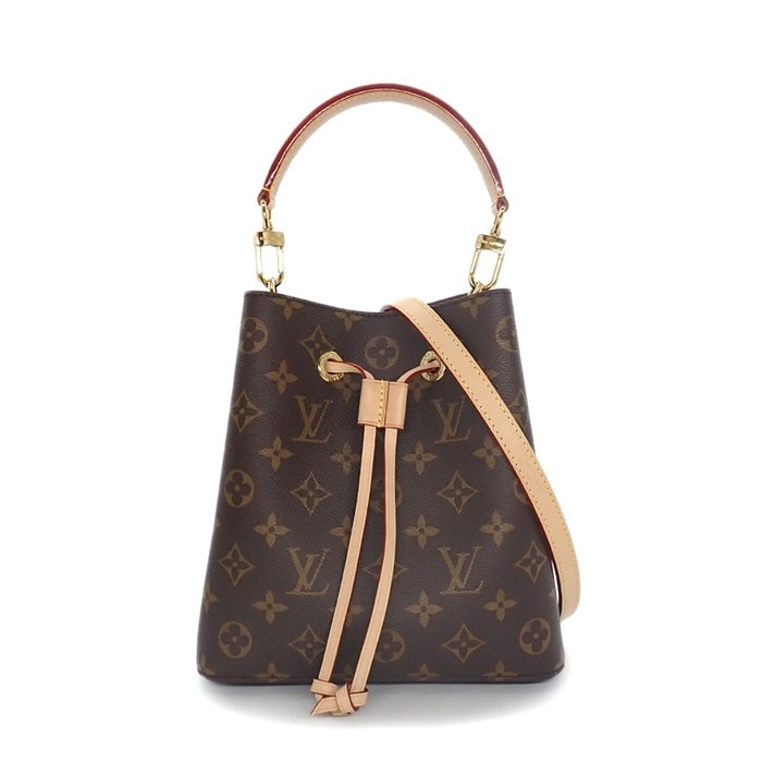 ルイ・ヴィトン LOUISVUITTON ショルダーバッグ ネオノエ BB M46581 ブラウン モノグラム・キャンバス カウハイドレザー 【中古】